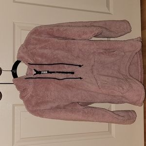 VS PINK sherpa hoodie